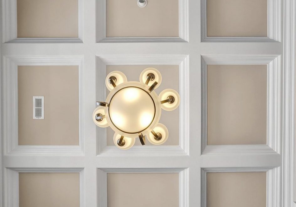 I was in love with the coffered ceiling